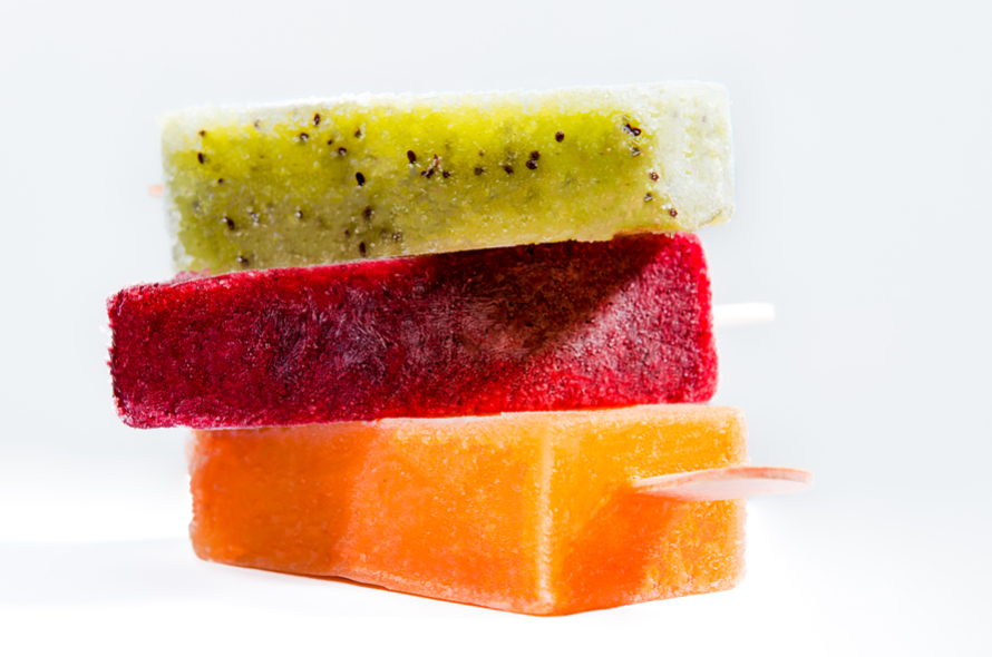 Paleta mexicana com fruto nativo