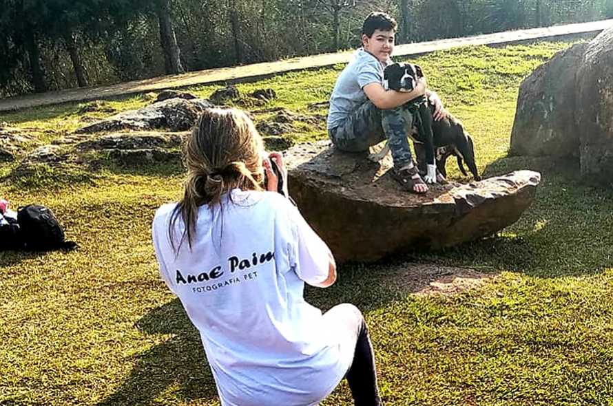 Adestramento e fotografia pet