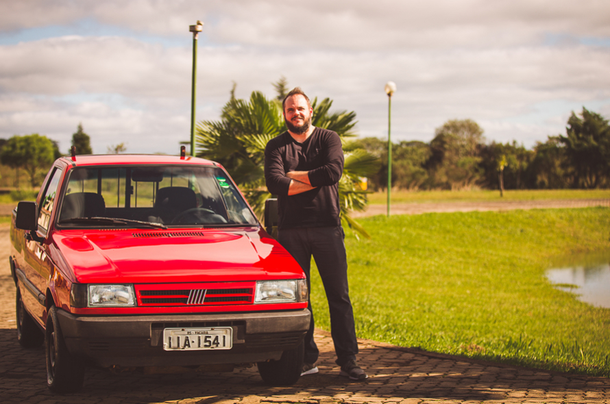 Pick-up para pegar no batente